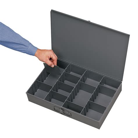 steel compartment boxes|metal small parts storage containers.